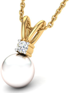 Theme Jewels LPT-0045-14KY 14kt Diamond Yellow Gold Pendant
