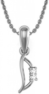 Avsar 14kt Swarovski Crystal Yellow Gold Pendant