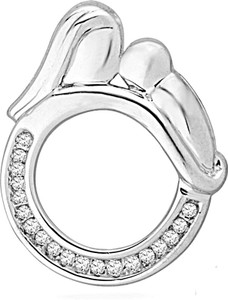 JPearls Mothersday Classic Diamond White Gold Pendant