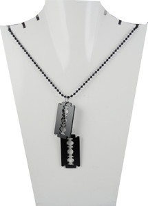Target Retail Black Blade Razor Necklace Metal Pendant Best Price In India Target Retail Black Blade Razor Necklace Metal Pendant Compare Price List From Target Retail Pendants Lockets 9750569 Buyhatke