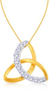 Malabar Gold and Diamonds 18kt Diamond Yellow Gold Pendant