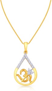 Malabar Gold and Diamonds 18kt Diamond Yellow Gold Pendant