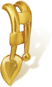 Nishtaa Yellow Gold Pendant