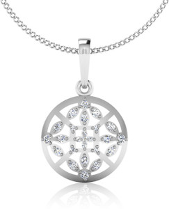 IskiUski Wedding Special 14kt Diamond White Gold Pendant