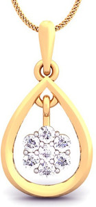 Samaira Gem and Jewelery Love Forever 14kt Swarovski Crystal Yellow Gold
