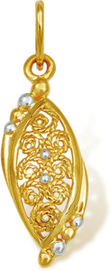Nishtaa Yellow Gold Pendant