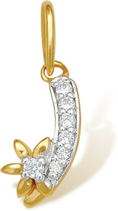 Nishtaa Yellow Gold Pendant