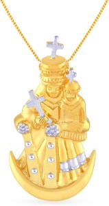 Malabar Gold and Diamonds MHAAAAAACXKN 22kt Yellow Gold Pendant