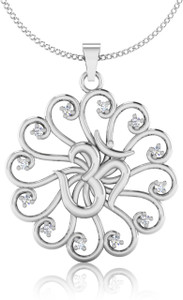 IskiUski Pramoda Om 14kt Diamond White Gold Pendant