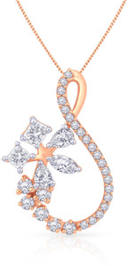 Malabar Gold and Diamonds FJPFAB2040PN 18kt Diamond Yellow Gold Pendant