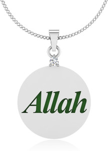 IskiUski Al Khaliq 14kt Swarovski Crystal Yellow Gold Pendant