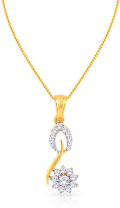 Malabar Gold and Diamonds 18kt Diamond Yellow Gold Pendant