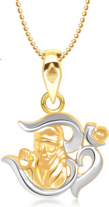 Meenaz Om Sai Baba God Pendant With 