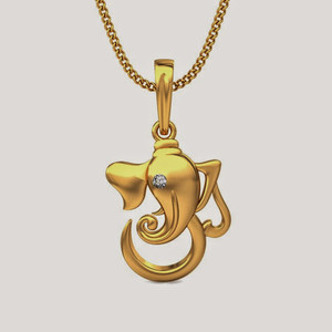 Aiza Yellow Gold Pendant