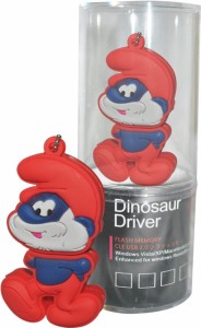 Dinosaur Drivers Smurfs 16 GB Pen Drive(Red)