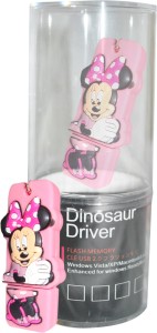 Dinosaur Drivers Mickey Pink 8 GB Pen Drive(Multicolor)