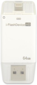 Your Deal 64GB i Flash Drive USB OTG Memory Stick 64 GB Pen Drive(White)