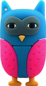 Microware Owl New Multi Colour Shape Designer Fancy Pendrive 16 GB Pen Drive