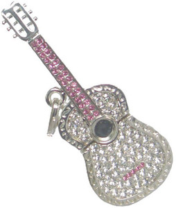 Quace Silver Guitar 16 GB Pen Drive