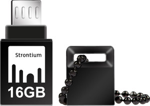 Strontium 16GB NITRO ON-THE-GO (OTG) USB 3.0 FLASH DRIVE 16 GB OTG Drive(Black, Type A to Micro USB)