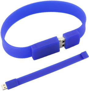 Flintstop Wrist Band USB-8-BL 8 GB Pen Drive