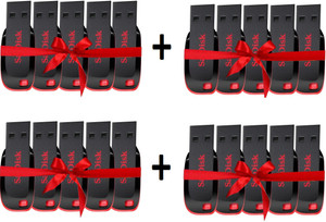 SanDisk Cruzer Blade - Combo of 20 16 GB Pen Drive