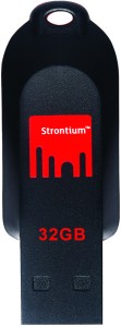 Strontium Pollex 32 GB Pen Drive(Black)