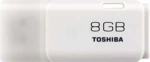 Toshiba Haya white 8gb pendrive(White)