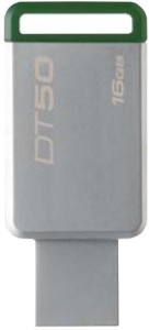 Kingston USB-3.1/3.0/2.0 Data Traveler 50 16 GB Pen Drive(Grey)