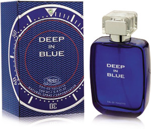 Deep in blue perfume store