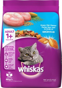 Whiskas Dry Meal Pocket Ocean Fish Cat Food