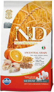 Farmina N D LG Codfish Orange Adult 2.5 Kg Fish 2.5 kg Dry Adult