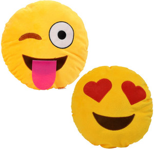 Cortina Smiley Pillow Set Of 2 -008 - 12 cm
