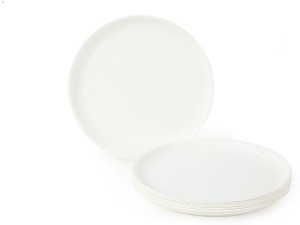 JOY HOME Quarter Plate Round White Plate