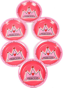 Funcart Princess Crown Theme 9 Inch Plate