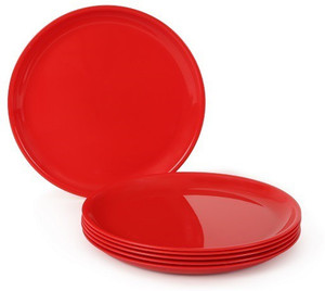 JOY HOME Full Plate Round Cherry Plate