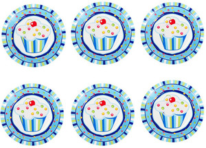 Funcart Sweet Treat Cupcake Plate Set