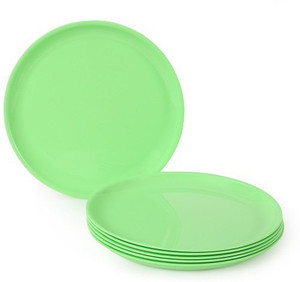 JOY HOME Quarter Plate Round Green Plate