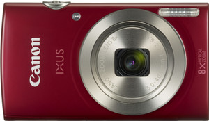 canon ixus 185(20 mp, 8x optical zoom, 8x digital zoom, red)