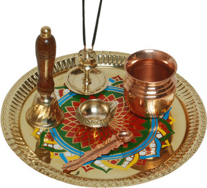 Ma Design Hut Copper Pooja Kalash Bronze Pooja Thali Set Best Price In India Ma Design Hut Copper Pooja Kalash Bronze Pooja Thali Set Compare Price List From Ma Design Hut Increase defense +120 4 set option: