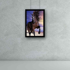 Mahogony Bay Unicorn Framed Art Print Paper Print 18 0 Inch X 12 0