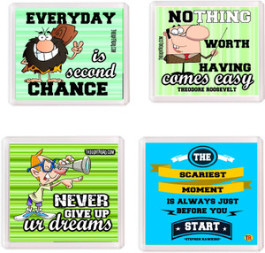 Thoughtroad Hustle Up Again Fridge Magnet