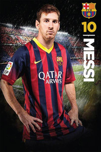 Poster Lionel Messi jersey Poster Paper Print Art Paintings