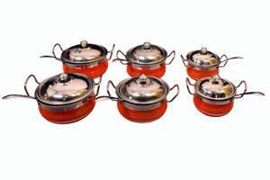 Royal Sapphire Pot, Handi Set