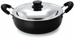 Pristine Induction Base Hard Anodised Kadhai 4 L