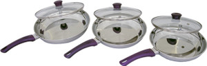 Uniqraft Purple Pan 22 cm, 24 cm, 26 cm diameter