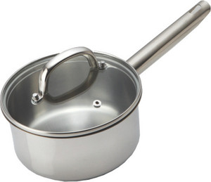 Alda IB SS Sauce Pan 140 mm with Lid 1 L Pan 14 cm diameter