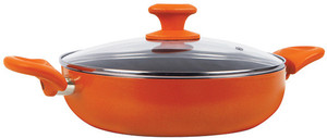 Prestige Ceramic Coated Curry with Glass Lid Pan 24 cm diameter