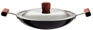 Hawkins Futura Breakfast AppacHard Anodizedtty with Lid Kadhai 0.9 L