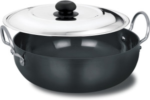 Orange Hard Anodized Deep Kadai 160mm Kadhai 1 L
